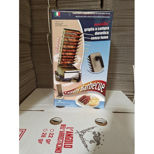 Griglia verticale per arrosticini e salsicce – Cucina senza fumo