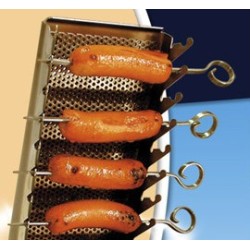 Griglia verticale per arrosticini e salsicce – Cucina senza fumo