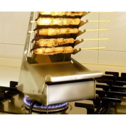 Griglia verticale per arrosticini e salsicce – Cucina senza fumo
